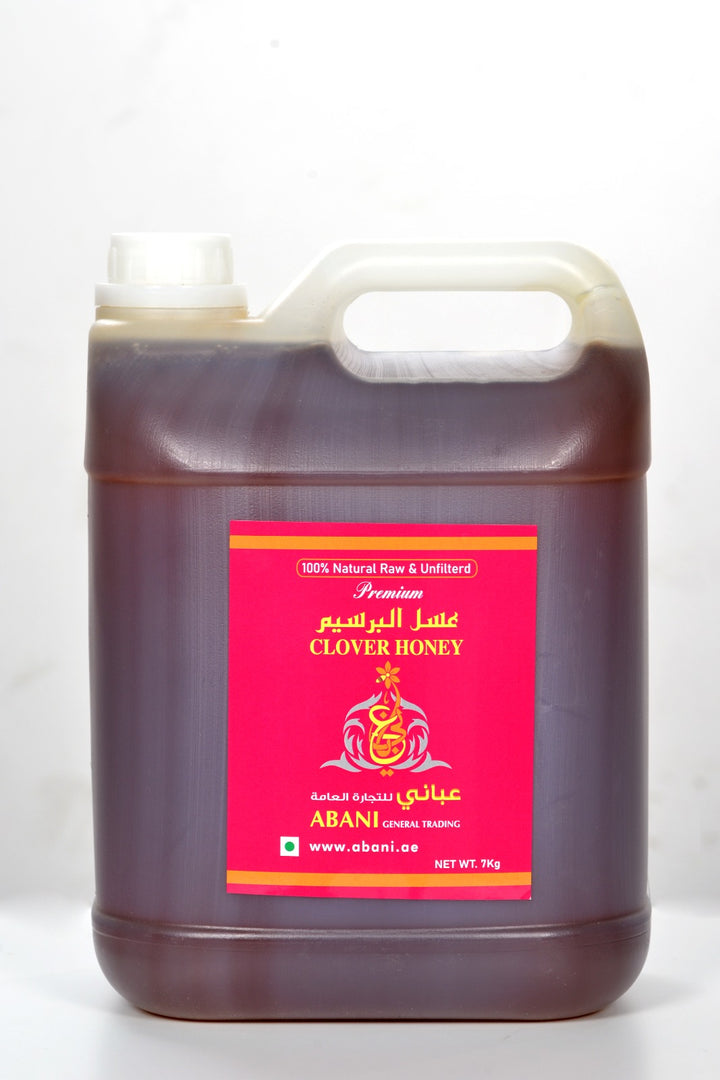  Clover honey 7kg gallon Organic Honey - raw honey natural honey best honey in uae عسل السدر 